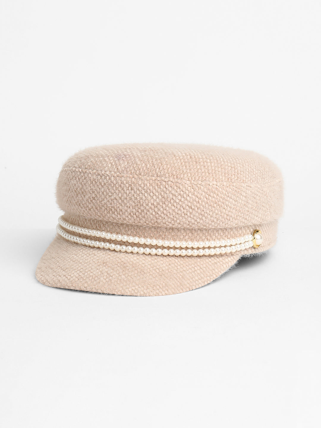 Pearl-Lined Breton Cap - Saltbox Beige