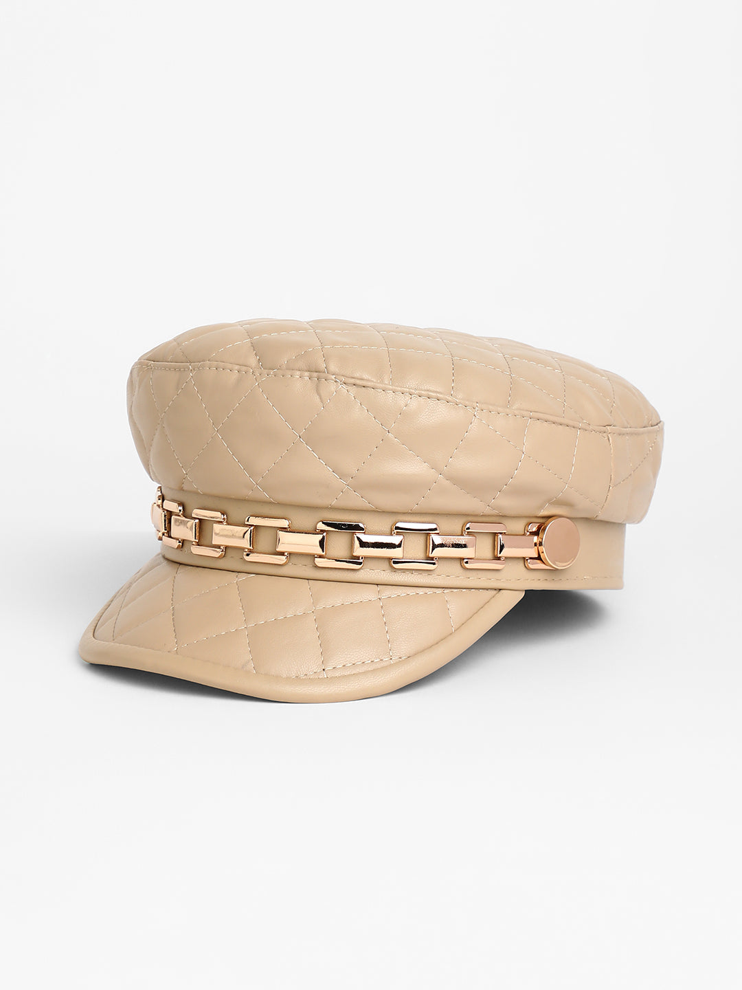 Quilted Breton Cap - Sand Beige