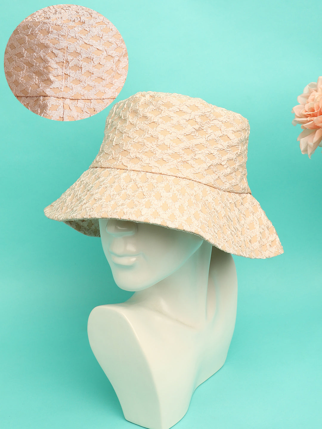 Textured Bucket Hat - Saltbox Beige