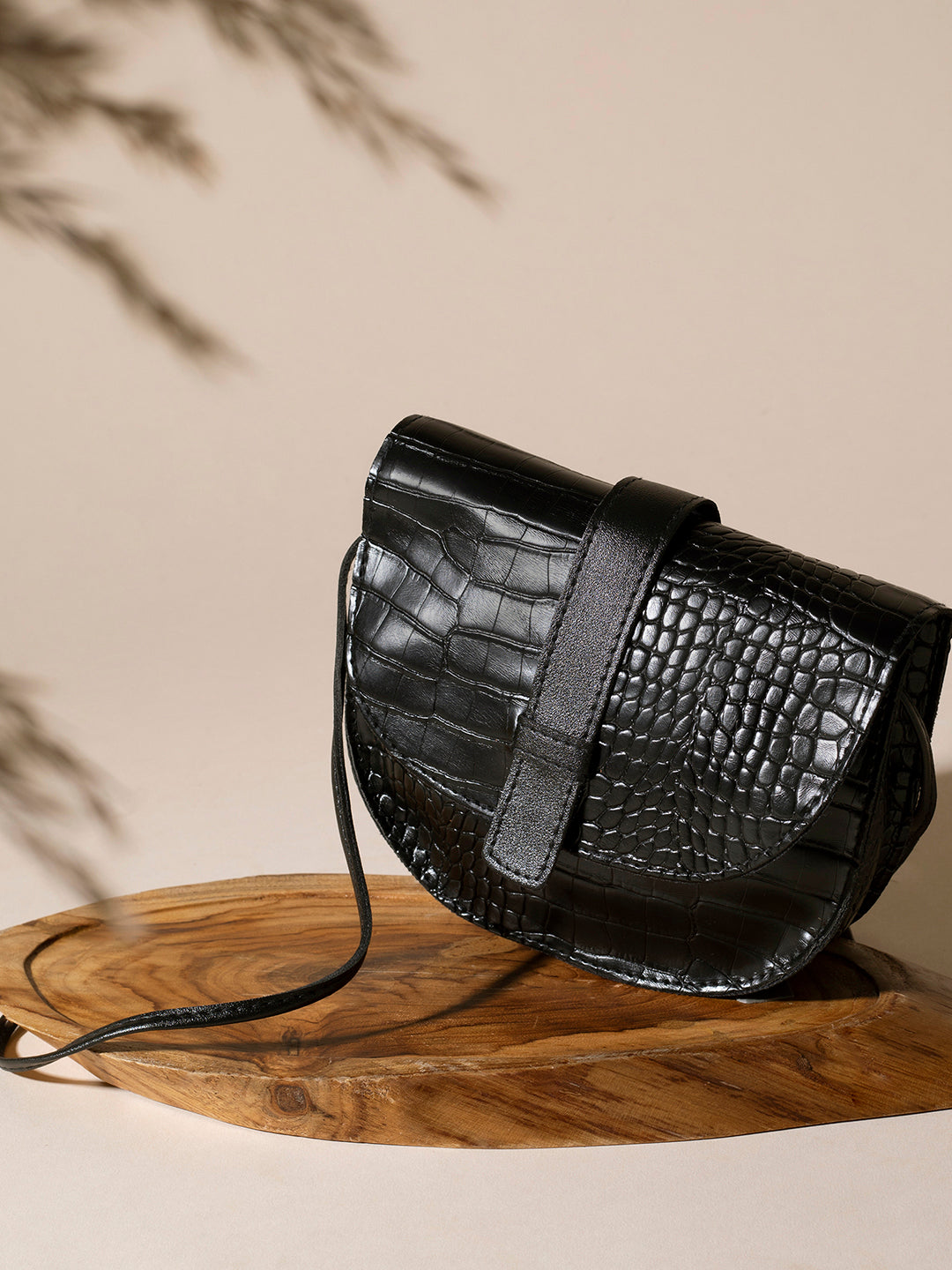 Blackout Black Cross Body Bag