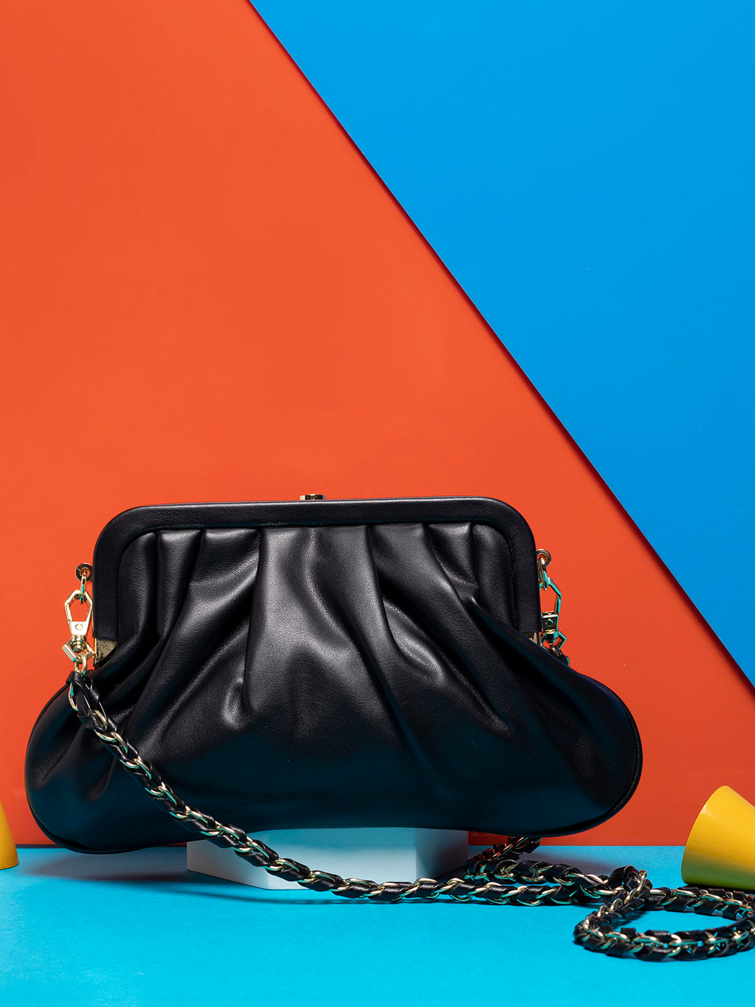 Nina Black Cross Body Bag