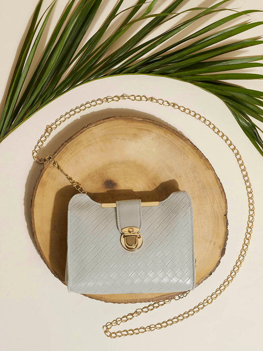 Phoebe Silver Mini Bag