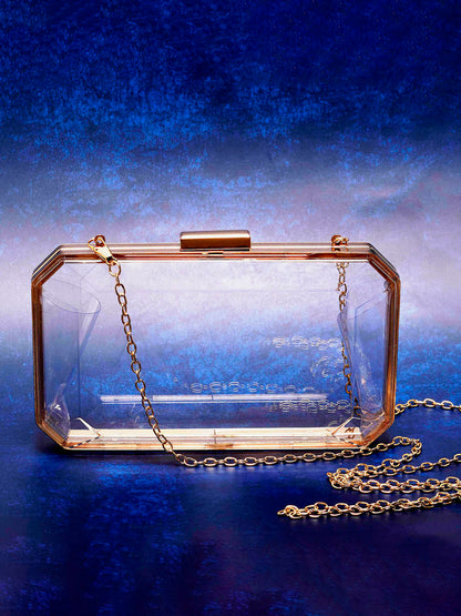 Sheer Elegance Transparent Clutch