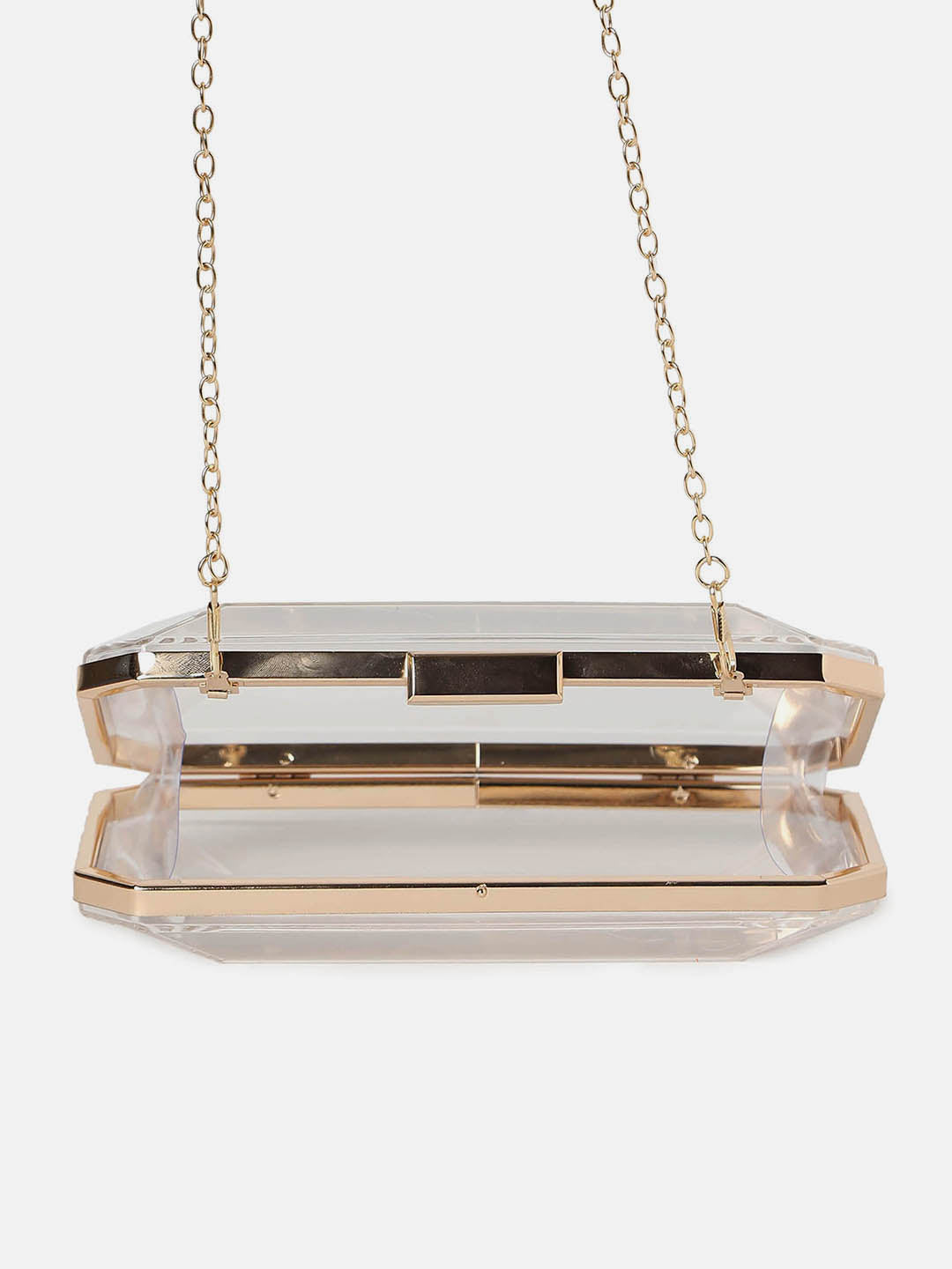 Sheer Elegance Transparent Clutch