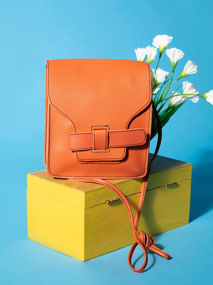 Carmella Orange Cross Body Bag