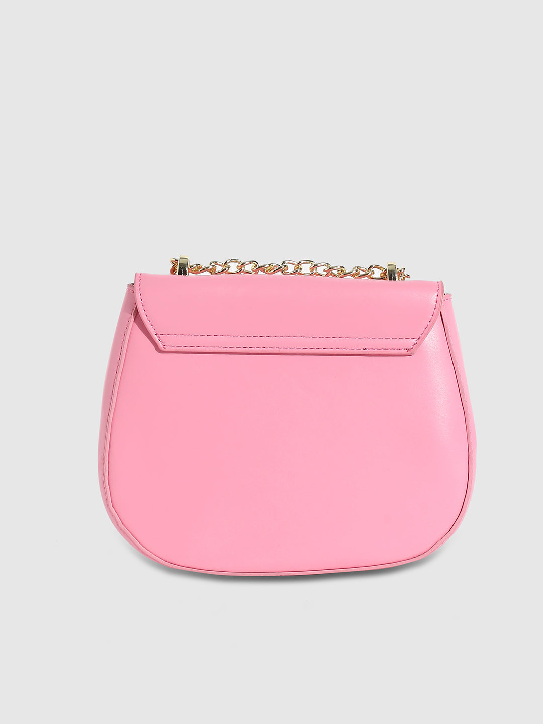 Horseshoe Buckle Sling Bag - Pink