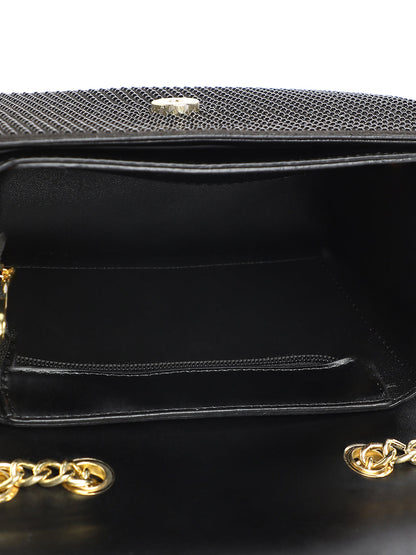 The Stud Sling Bag - Midnight Black