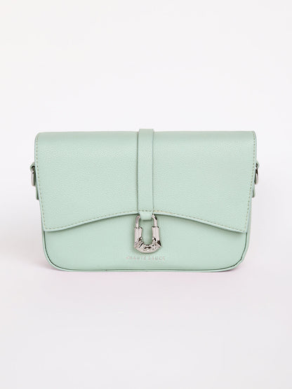 The Hanging Buckle Sling Bag - Pistachio Green