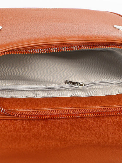 The Hanging Buckle Sling Bag - Terracotta Brown