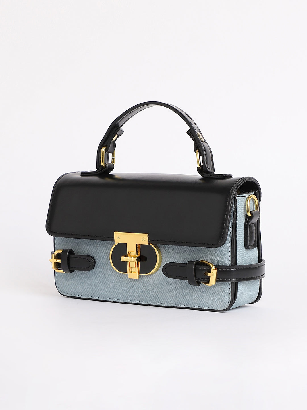 The Riviera Hand Bag - Baby Blue