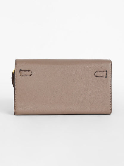The Overlap Sling Bag - Peanut Brown
