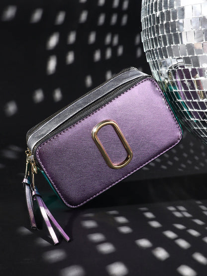 The Block Box Sling Bag - Flamingo Pink