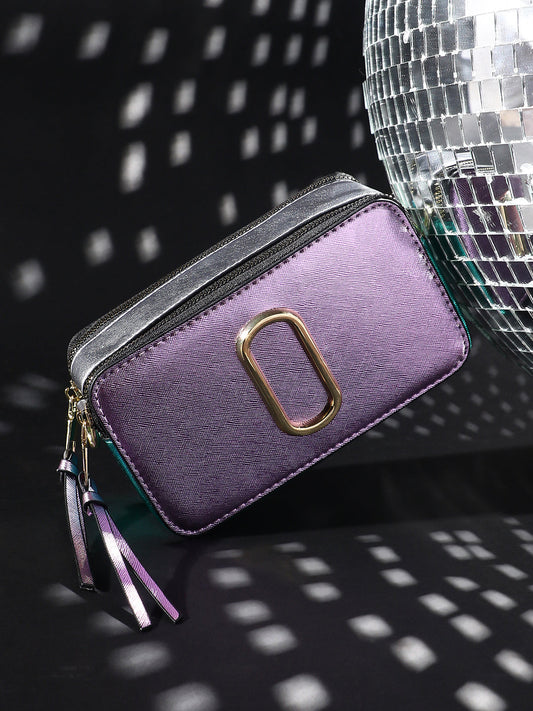 The Block Box Sling Bag - Flamingo Pink