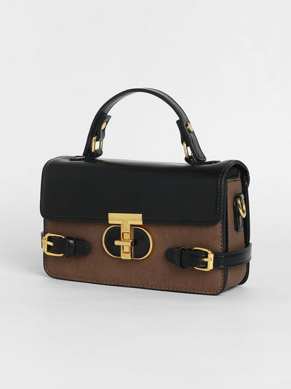 The Riviera Hand Bag - Mocha Brown