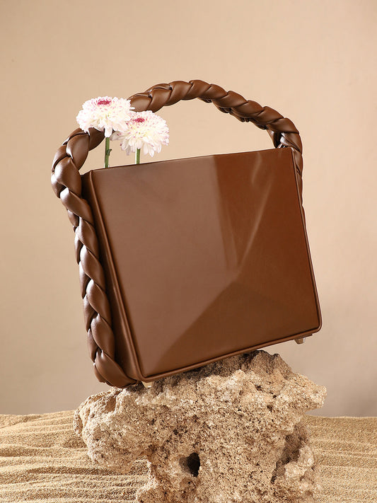 The Kaleidoscope Bucket Bag - Chocolate Brown