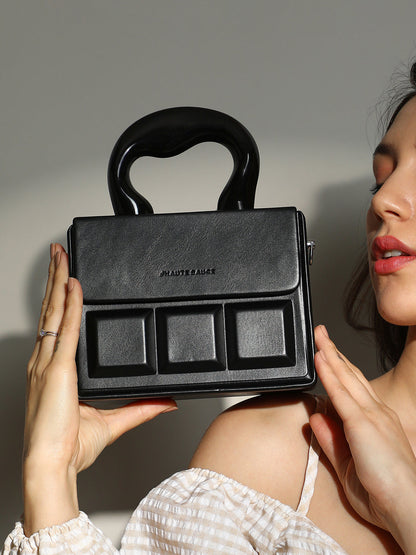The Caldera Boxed Hand Bag - Midnight Black