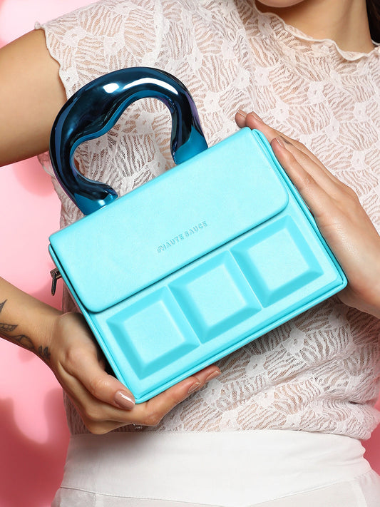 The Caldera Boxed Hand Bag - Sky Blue