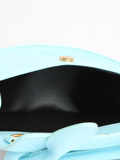 The Hanging Knot Hand Bag - Powder Blue