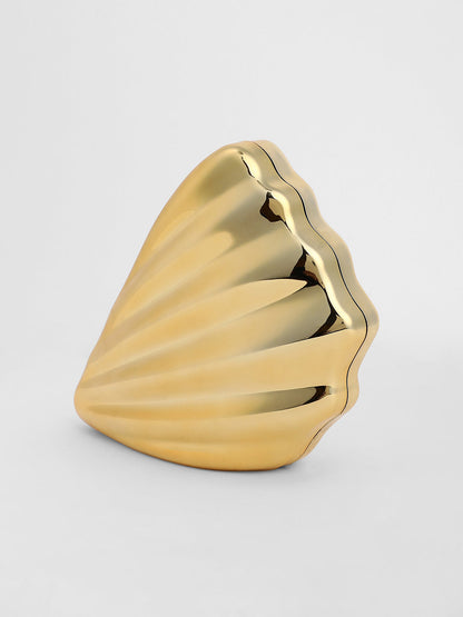 The Coquille Clutch Bag - California Gold