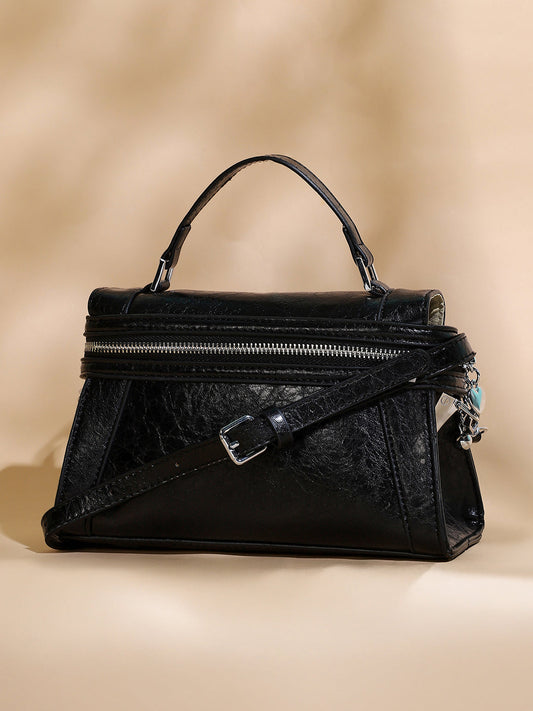 The Epistola Hand Bag - Onyx Black