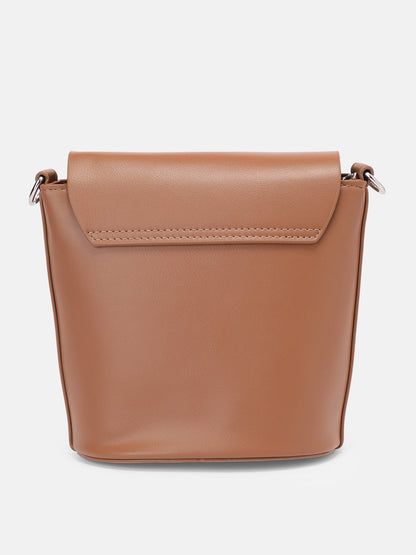 The Basket Sling Bag - Russet Brown