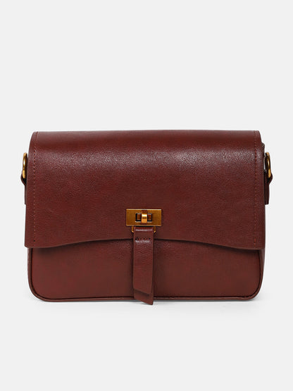 The Odette Sling Bag - Cherry Red