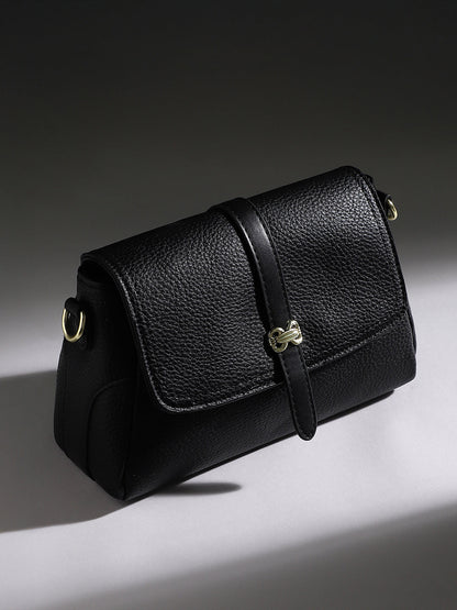The Agnes Sling Bag - Onyx Black