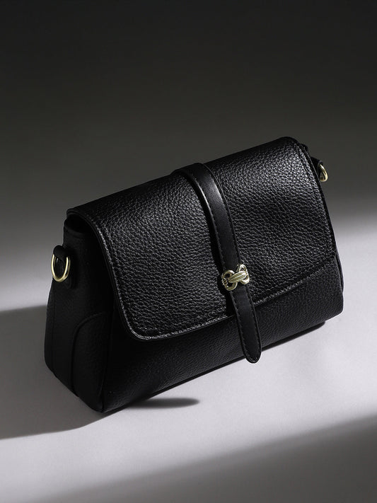 The Agnes Sling Bag - Onyx Black