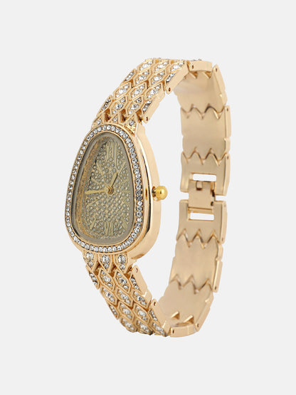 The Bijou Serpenti Oval Watch With Bracelet Combo