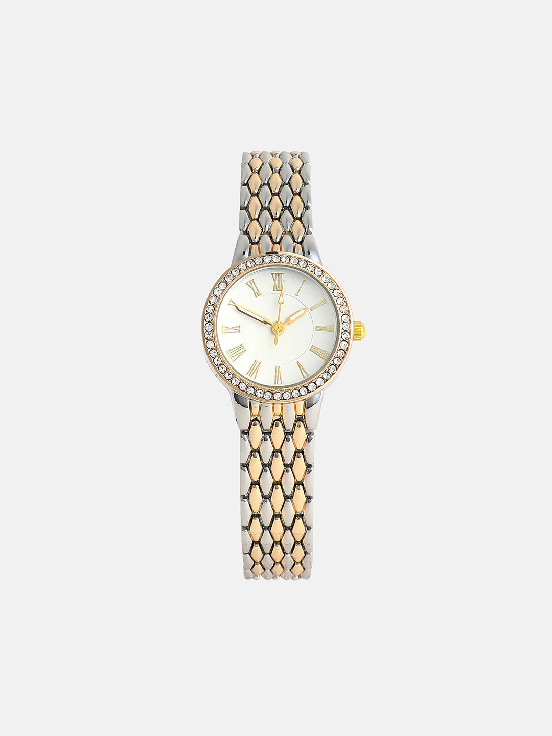 The Roman Venin Round Watch With Bracelet Combo