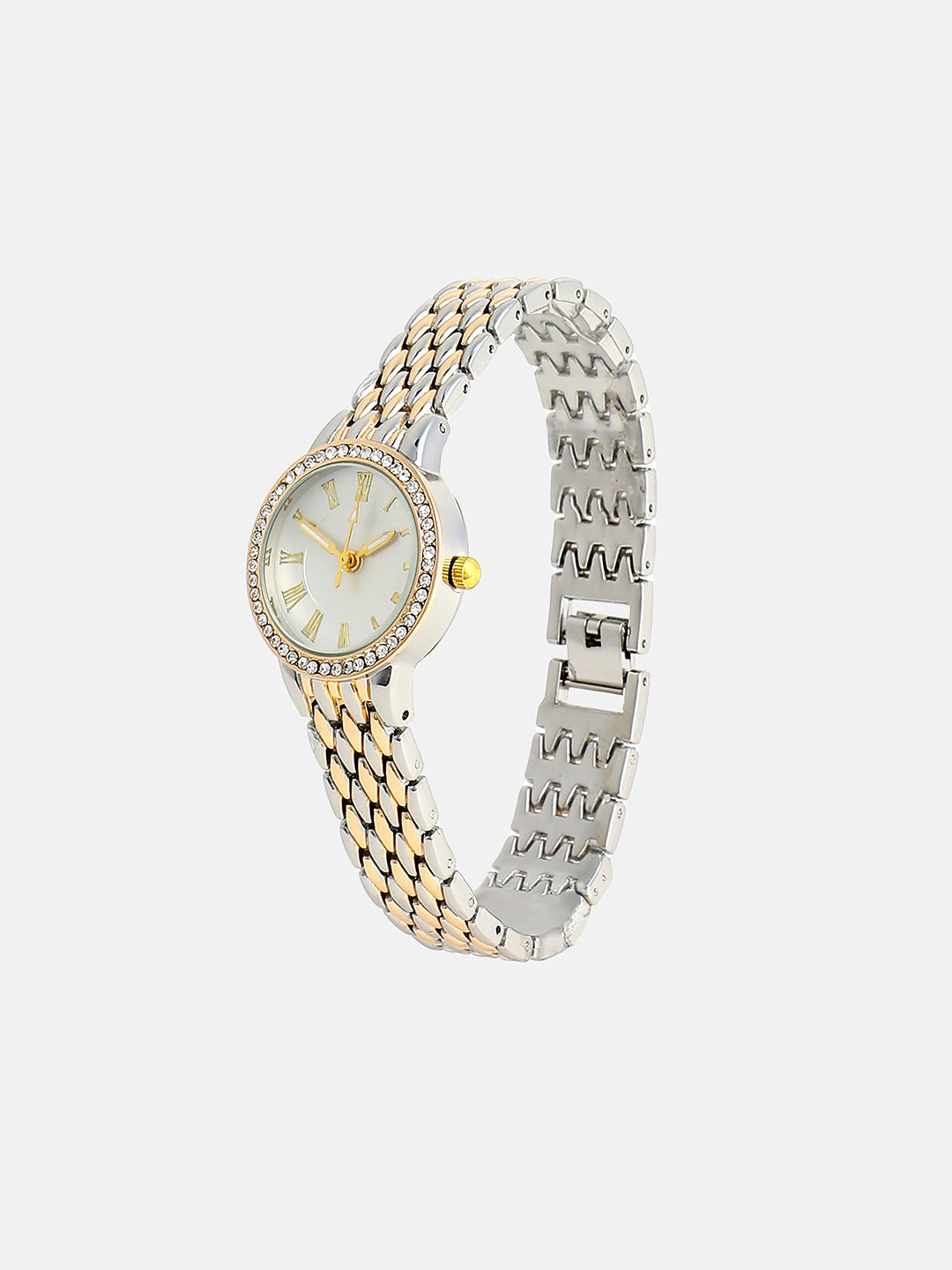 The Roman Venin Round Watch With Bracelet Combo