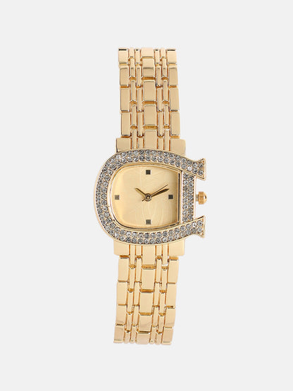 The Buckle Asymmetric Watch With Bracelet Combo