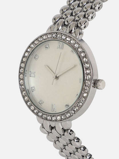 The Aphrodite Round Watch With Bracelet Combo