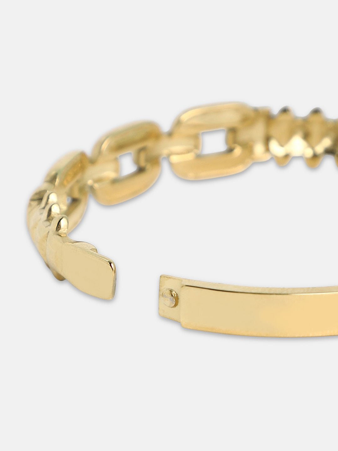 The Orne Roman Link Round Watch With Bracelet Combo