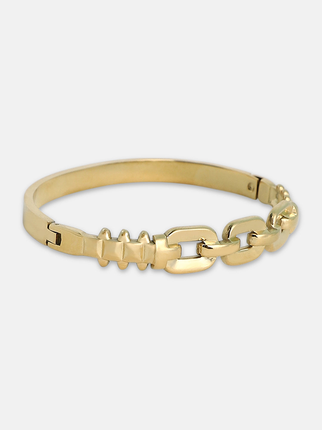 The Orne Roman Link Round Watch With Bracelet Combo