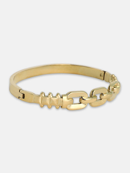 The Orne Roman Link Round Watch With Bracelet Combo