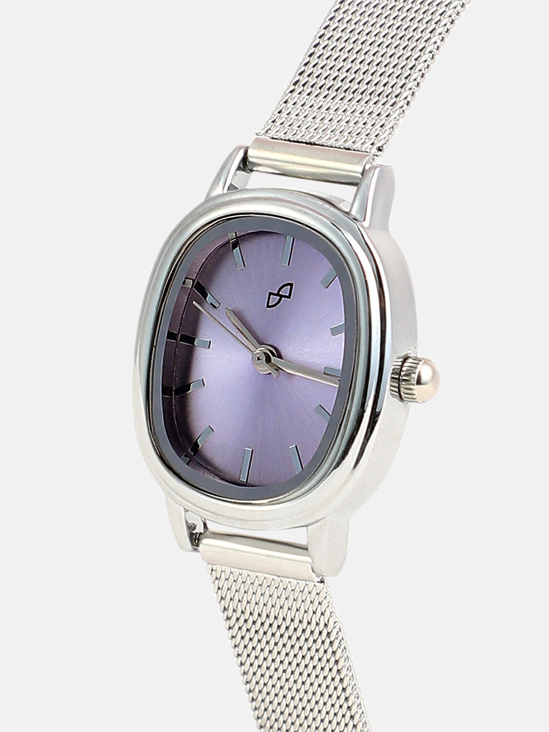 The Cosmopolis Mesh Rectangular Watch With Bracelet Combo