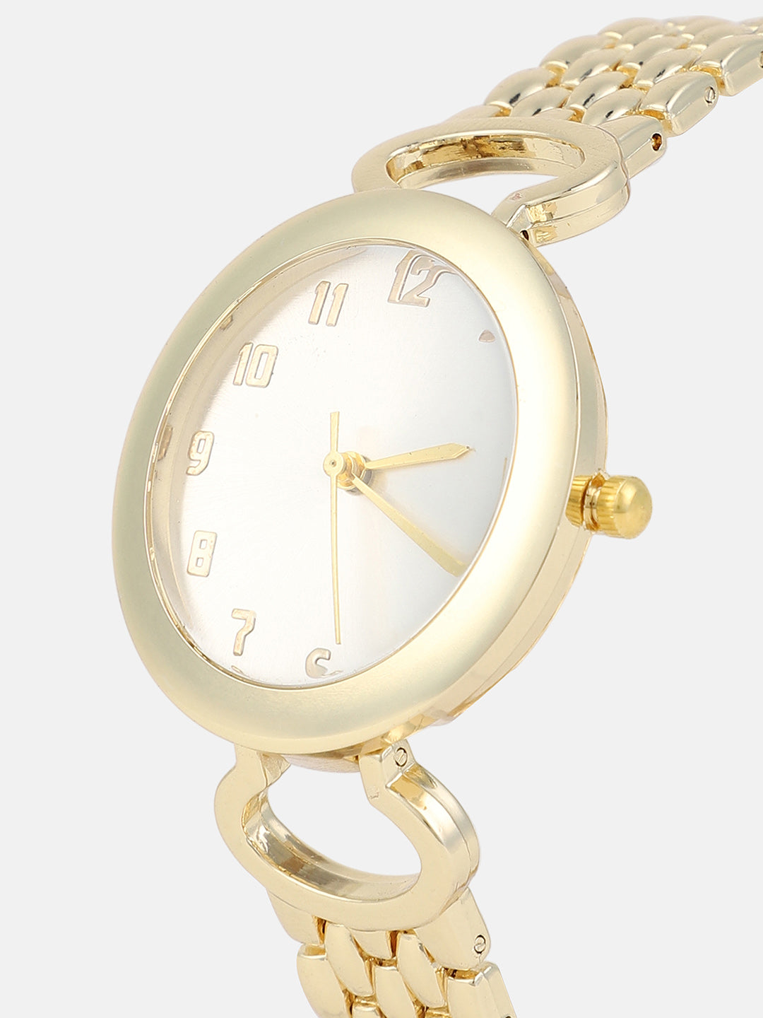 The Byzantine Round Watch With Bracelet Combo