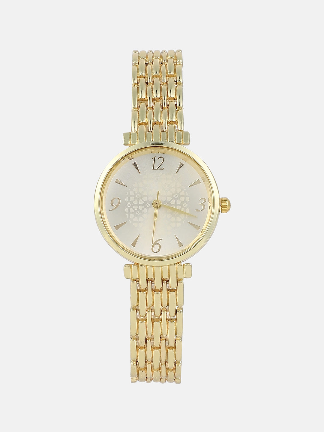 Round Watch With Bracelet Combo