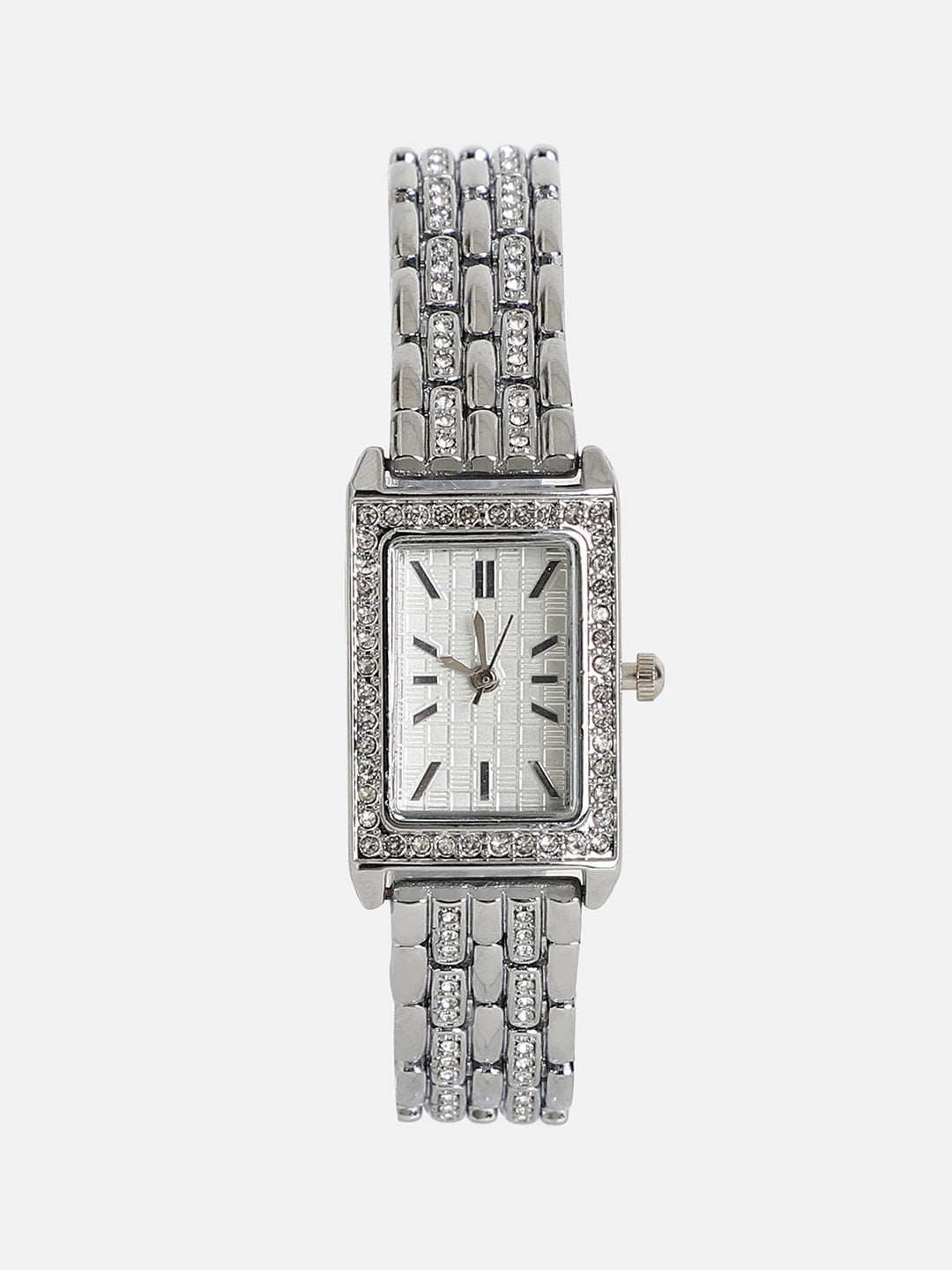 The Rectangular Watch With Bracelet Combo