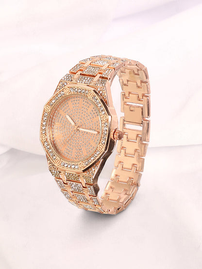 The Pompeii Round Watch - Rose Gold