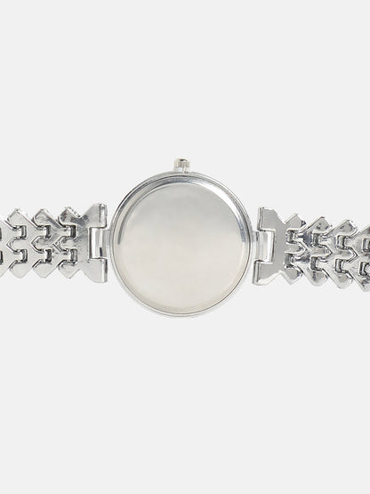 Embellished Chain Round Watch