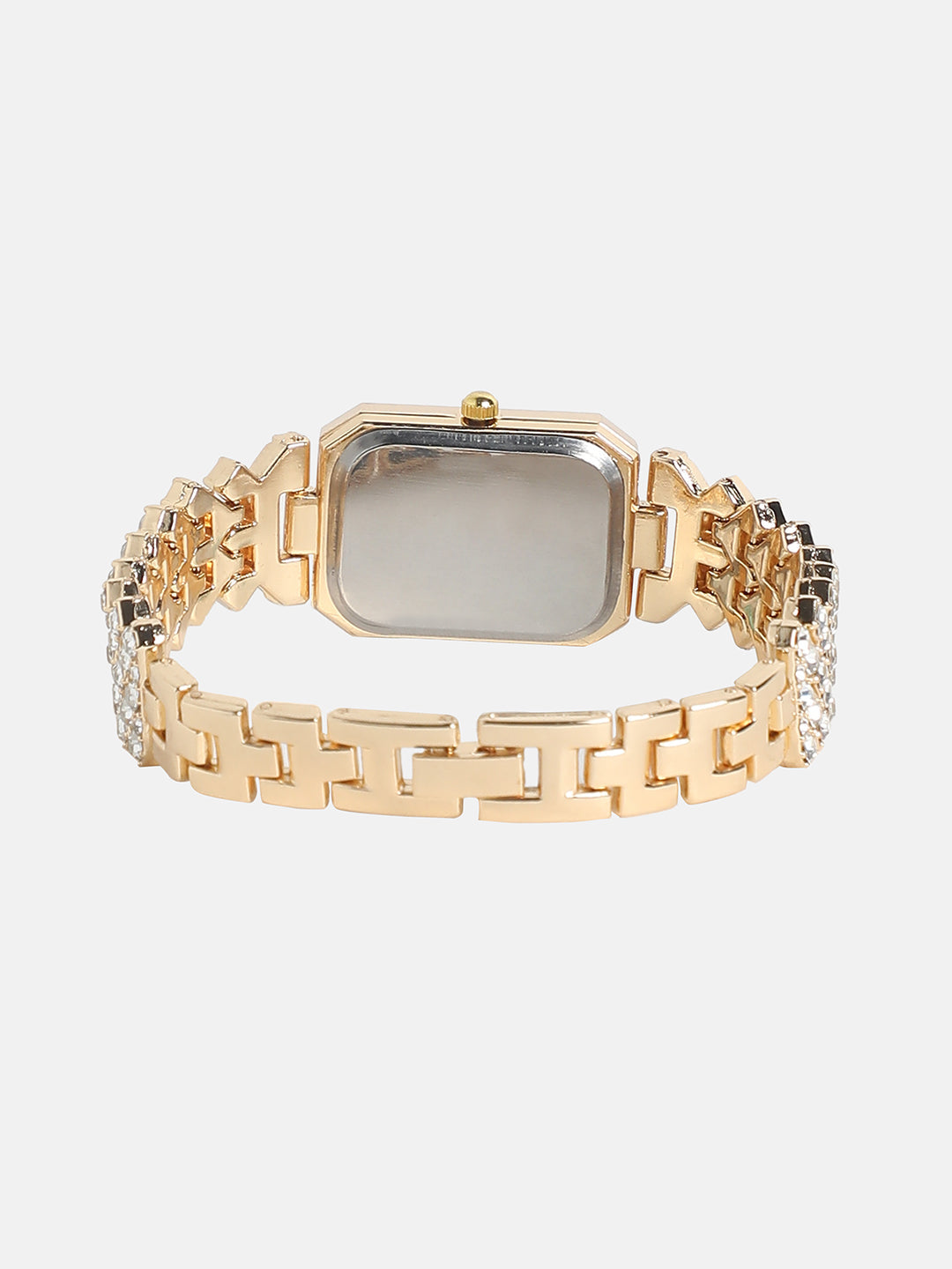 Embellished Rectangular Watch
