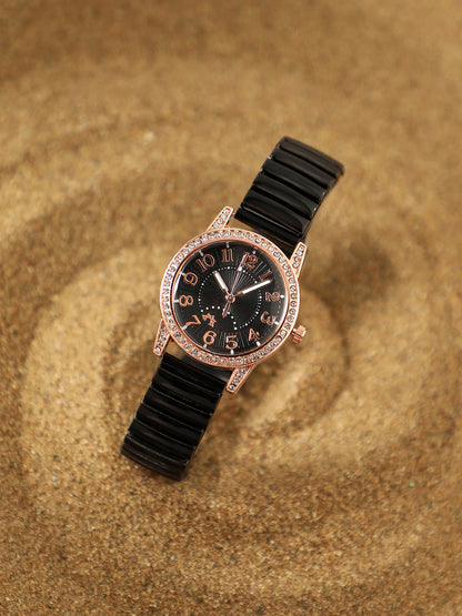 The Ribbed Round Watch