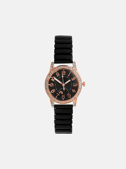 The Ribbed Round Watch