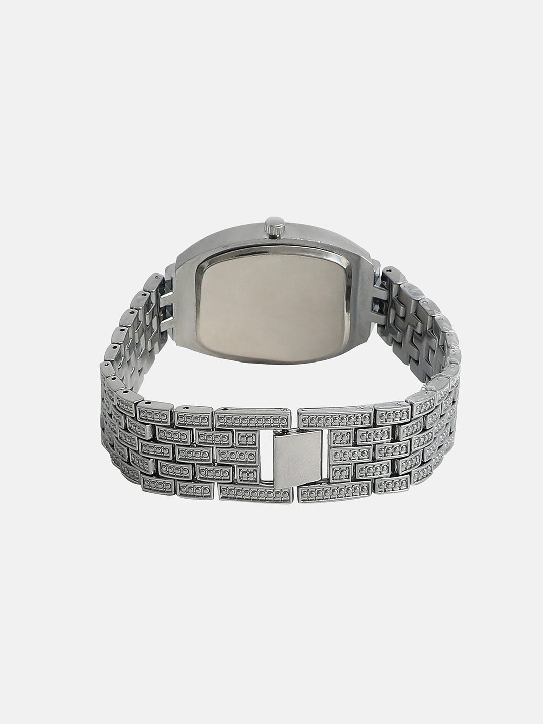 The Celestrial Oblong Watch - Crystal Silver