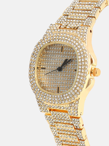 The Embellished Cluster Square Watch