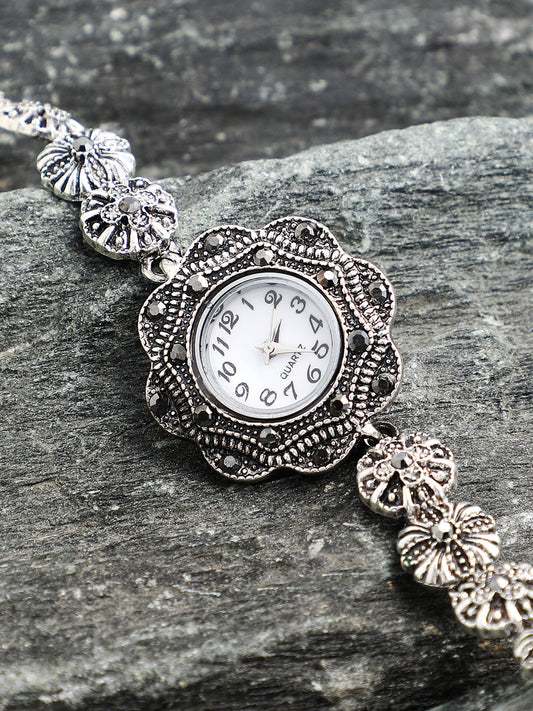 The Aqualith Round Watch - Chalice Silver