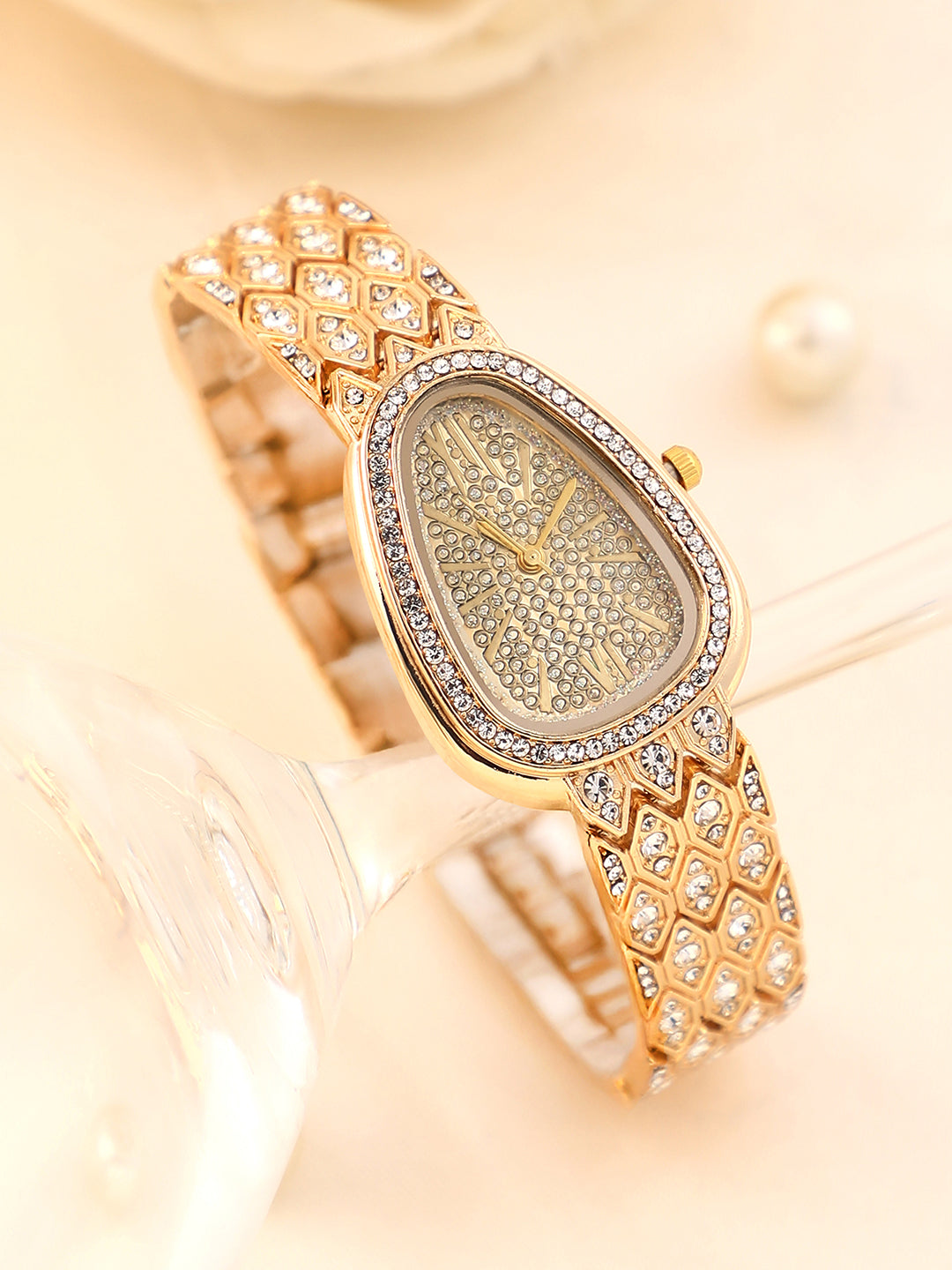 The Bijou Ophidian Oval Watch - California Gold