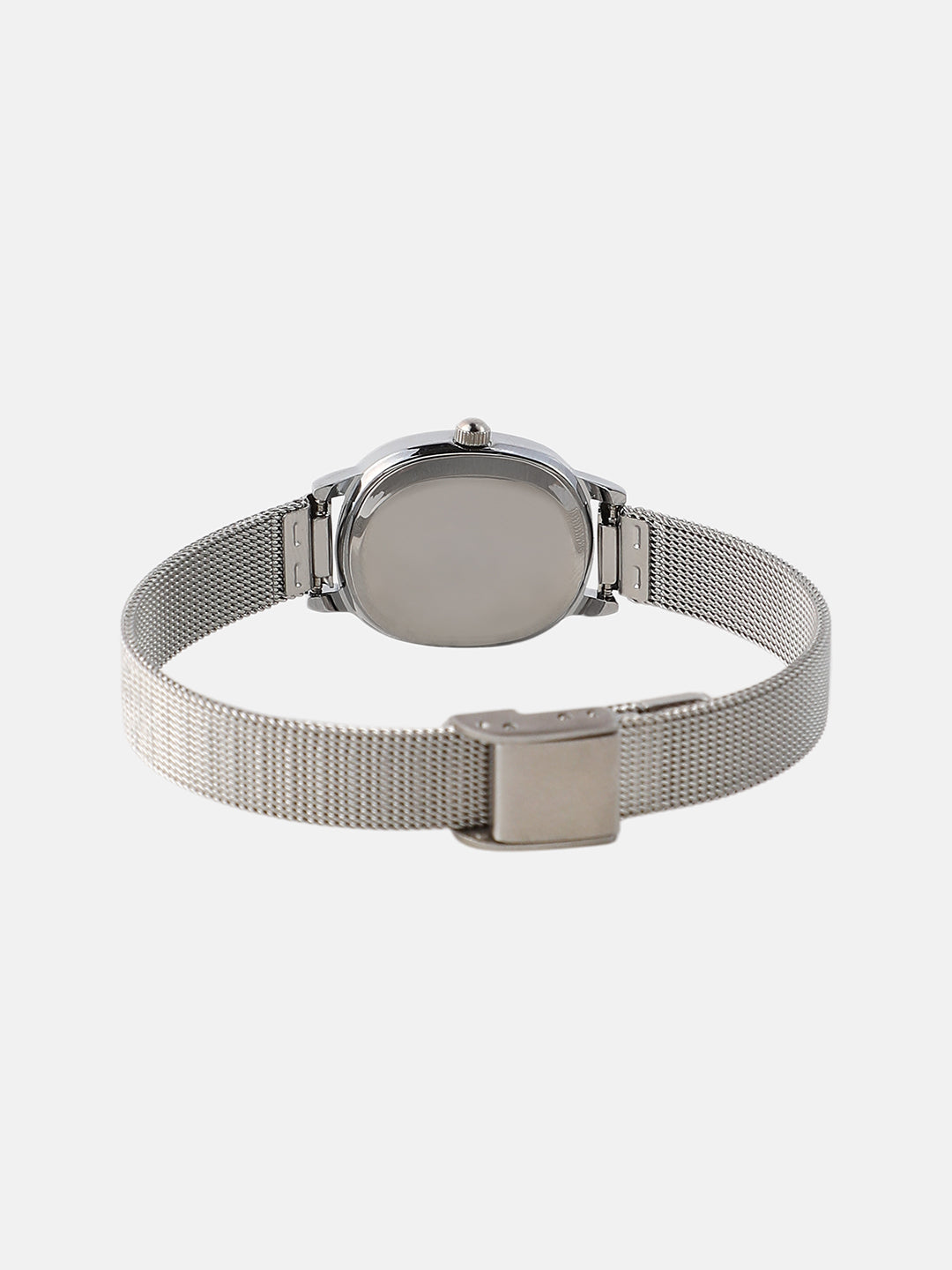 The Cosmopolis Mesh Rectangular Watch - Olive Green